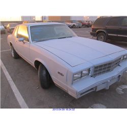 1985 - CHEVROLET MONTE CARLO