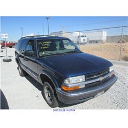2001 - CHEVROLET TRAIL BLAZER