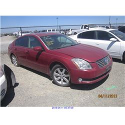 2006 - NISSAN MAXIMA