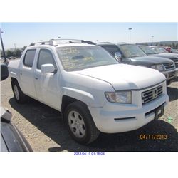 2006 - HONDA RIDGELINE // SALVAGE TITLE