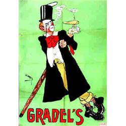 Gradel's DAMARE L. Louis Galice Paris Aff. N.E. B.E. B - 380/700 € 124 x 90 cm 2490/4590 FF 320/6...