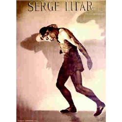 Serge Lifar T. PIAZ De Champrosay Aff. N.E. B.E. B + 450/750 € 160 x 120 cm 2950/4920 FF 380/640...