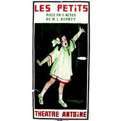 Les Petits - Théatre Antoine DE LOSQUES Pièce en 3 actes de M. L. Nepoty Daude Frères Paris "Aff....