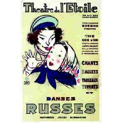 Danses Russes - Théatre de l'Etoile ORSI The coq d'Or présenté par le professeur Anatol Dolinoff...