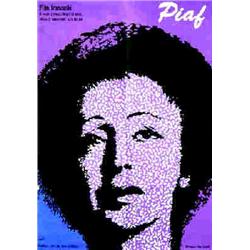 Piaf Film francuski (affiche polonaise) ZGK Aff. N.E. B.E. B + trace de pliures / fold trace 150/...