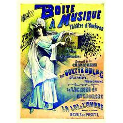 Boite à musique - Théâtre d'ombre CHOUBRAC Tous les soirs poètes et chansonniers - Recueil de la...