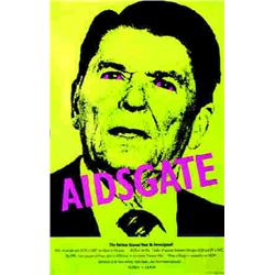 Aidsgate - (scandale sur le Sida : Reagan) "This political scandal must be investigated ! 54% of...