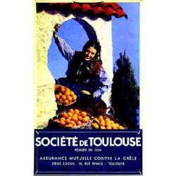 Société de Toulouse Toulouse (Haute-Garonne) Fondée en 1826 - Assurance mutuelle contre la grêle...