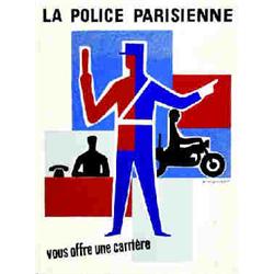 La Police Parisienne vous offre une Carriere GEORGET GUY Maquette gouache / Gouach model B.E. B +...