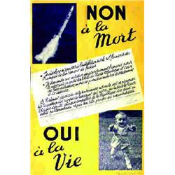 "Non à la Mort, Oui à la Vie" Je déclare.... Schuster Paris Aff. N.E. B.E. B - Manque à gauche /...