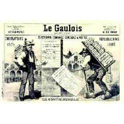 Le Gaulois  Electeurs : comparez, concluez et votez  H. Laas & Cie Paris - Marseille Aff. N.E. B....