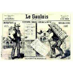 Le Gaulois "Electeurs : comparez, concluez et votez" H. Laas & Cie Paris - Marseille Aff. N.E. B....