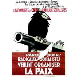 Les Nationalistes sont contre les Radicaux Socialistes BERAN "Parce que les Radicaux Socialistes...