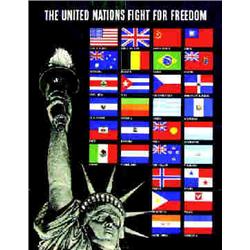 The United Nations fight for Freedom BRODER U.S. Government Printing Office 1942 Aff. N.E. B.E. B...