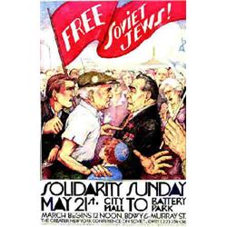 Free Soviet Jews ! NOONAN JULIA  Solidarity Sunday May 21st. City Hall to Battery Park March begi...