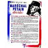 Image 2 : Lot de 2 Affiches sur le Maréchal Pétain "Je tiens les promesses, même celles des autres : Ph. Pé...