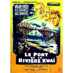 Le Pont de la Rivière Kwaï MASCII JEAN "Columbia films présente William Holden, Alec Guinness, Ja...