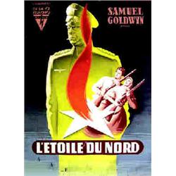 L'Etoile du Nord 1945 ROJAC Samuel Goldwin présente - Les Films RKO Maquette gouache / Gouach mod...