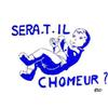 Image 1 : Sera-t-il Chômeur ? Fac des Sciences Pochoir B.E. B + Déchirures / Tears 300/610 € 44 x 56 cm 197...