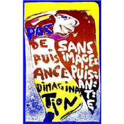 Lot de 4 Asger Jorn JORN ASGER Pas de puisance dimagination sans images puisantes / Vive la révol...