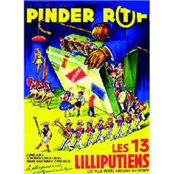 Le Grand Cirque Pinder - ORTF "Les 13 Liliputiens, les plus petits artistes du monde - Comédiens,...