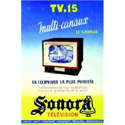 Sonor Télévision - TV. 15 "Multi-canaux, 12 canaux - La technique la plus poussée - Peut fonction...