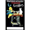 Image 1 : Machines à Coudre Françaises Gnôme et Rhône LIG (Affiche avec un chat) Avenir Publicité Paris Aff...