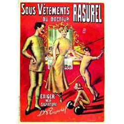 Sous Vêtements du Docteur Rasurel Exiger ma signature DRasurel Imp. des Arts Industriels Paris Af...