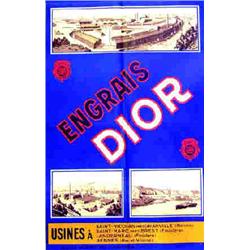 Engrais Dior Paris "Usines à : Saint-Nicolas près Granville (Manche), Saint-Marc près Brest (Fini...