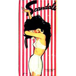 Scandale - Ligne Jeune COURONNE Soutien-gorge 1676 - Ceinture 2210 bis Noirclerc Aff. N.E. B.E. B...