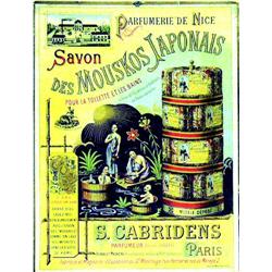 Savon des Mouskos Japonais Nice - Alpes Maritimes "Pour la toilette et les Bains - à base de Glyc...