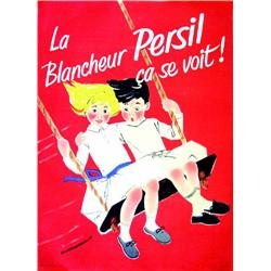 La Blancheur Persil ça se Voit ! S.A. Courbet Paris 1957  Aff. E. B.E. B - Traces de plis, restau...