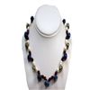 Image 1 : Natural 390.00ct Pearl,Ruby,Lapis,Semi Precious Necklac