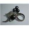 Image 1 : RIBBON BLACK PEARL BROOCH AUTHENTIC PHILIPPINE PEARL ME