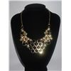 Image 1 : 202CTW BLACK STRAWBERRIES BRASS NECKLACE;18INCH