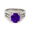 Image 1 : Genuine 4.14 ctw Tanzanite (Zoisite)Ring 14k