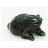 Image 1 : NATURAL 300.06 CTW MALACHITE BIG FROG FIGURE