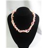 Image 1 : 400CTW DOUBLE STRAND WHITE PEARL AND PINKISH KISHI PEAR