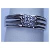 Image 1 : 15.48 CTW CZ RING .925 STERLING SILVER