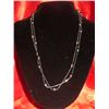 Image 1 : NATURAL 50.00 CTW FLOATING BLACK PEARL NECKLACE