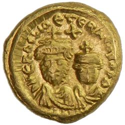 BYZANTINE EMPIRE: Heraclius, 610-641, AV solidus (4.42g), Carthage