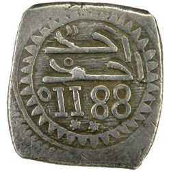 ALAWI SHARIF: Muhammad III, 1757-1790, AR 10 dirhams, Rabat al-Fath, AH1188