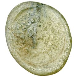 FATIMID: al-'Aziz, 975-996, glass jeton (4.14g), ND