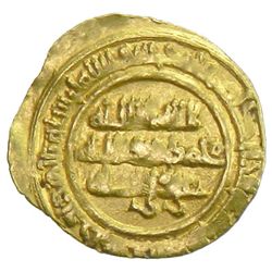FATIMID: al-Zahir, 1021-1036, AV 1/4 dinar (0.98g), Siqilliya (Sicily), AH423