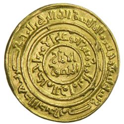 FATIMID: al-Amir al-Mansur, 1101-1130, AV dinar (3.98g), Misr, AH509
