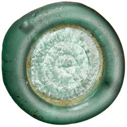 FATIMID: Anonymous, 11th/12th century, glass jeton (6.02g), NM, ND