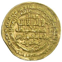 SAMANID: Mansur II, 997-999, AV dinar (4.03g), Nishapur, AH387