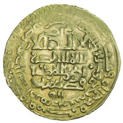 GHAZNAVID: Mas'ud I, 1030-1041, AV dinar (3.49g), Herat, AH421