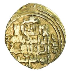 SELJUQ OF WESTERN IRAN: Mas'ud, 1134-1152, AV dinar (2.88g), MM, AH5xx
