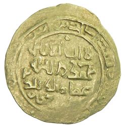 AMIR OF WAKHSH: Abu Bakr b. (Nasr?), 1200-1212, AV dinar (4.48g), Wakhsh, ND